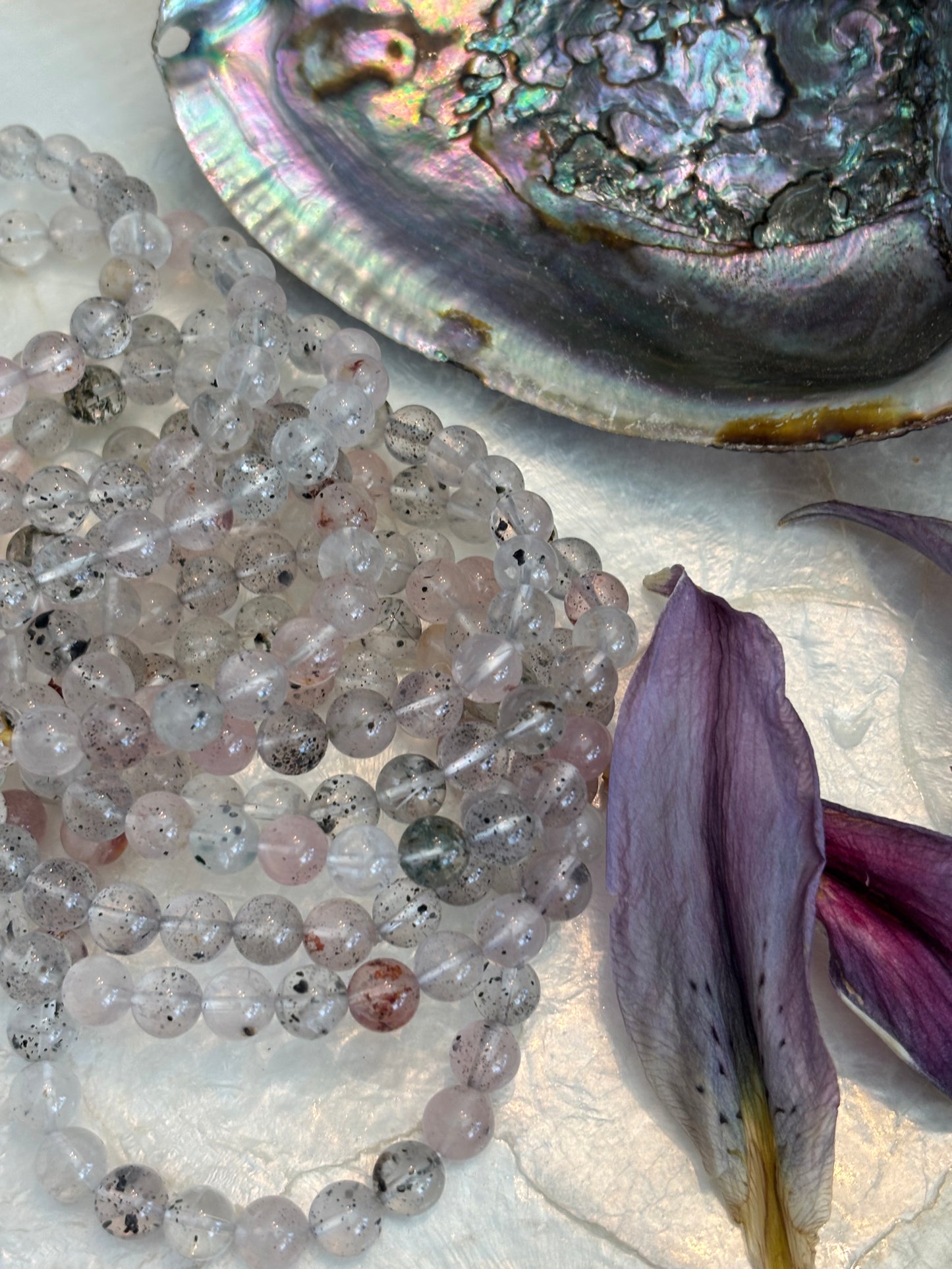 Lodolite Quartz Bracelet - Brazil