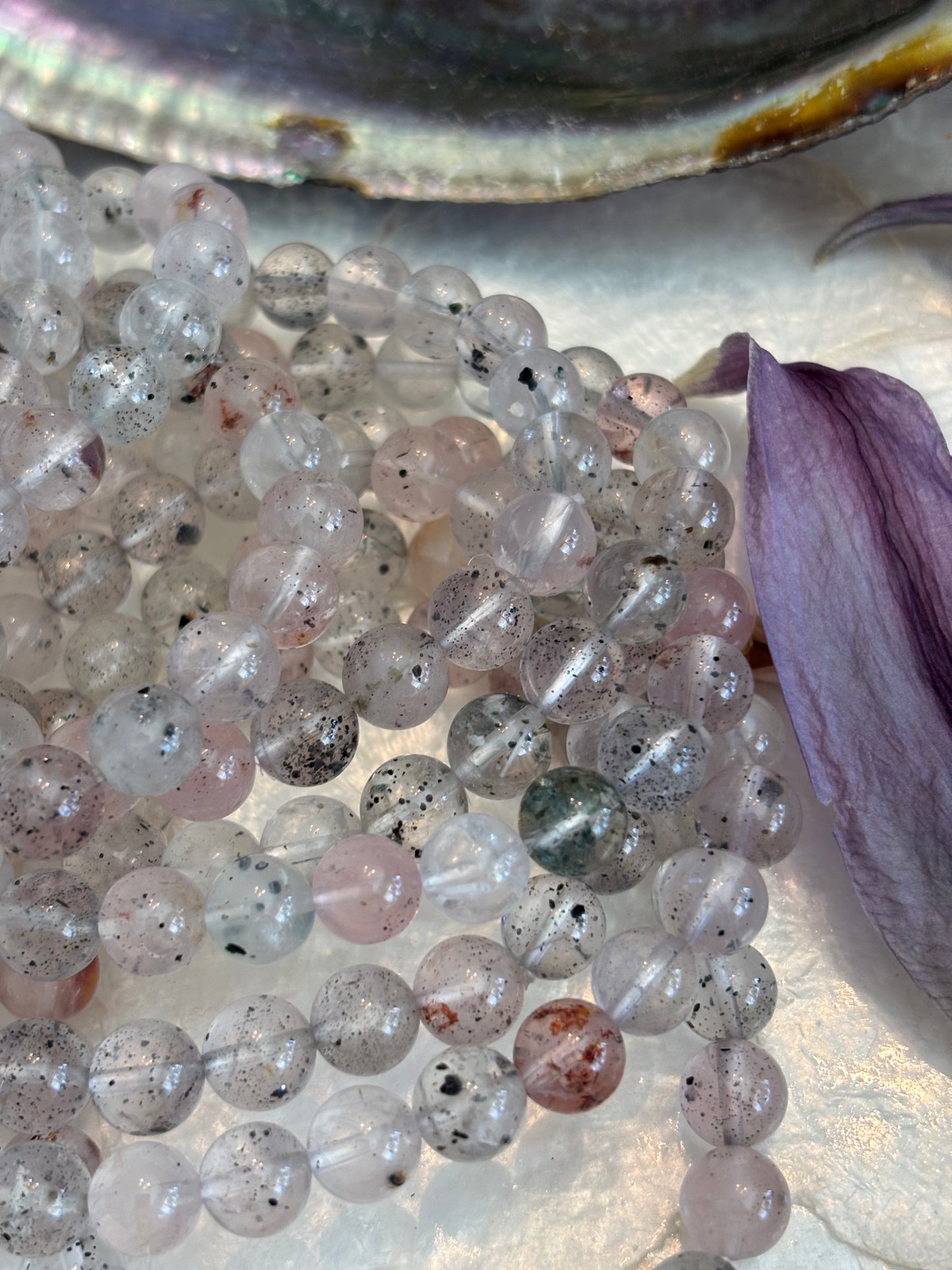 Lodolite Quartz Bracelet - Brazil