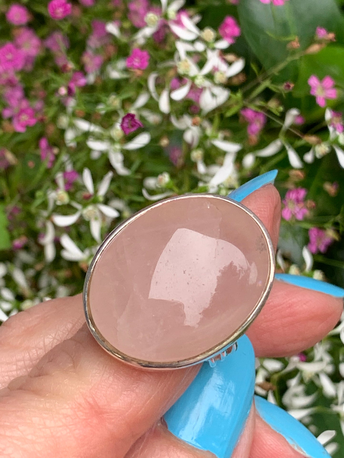 Rose Quartz Ring size 8