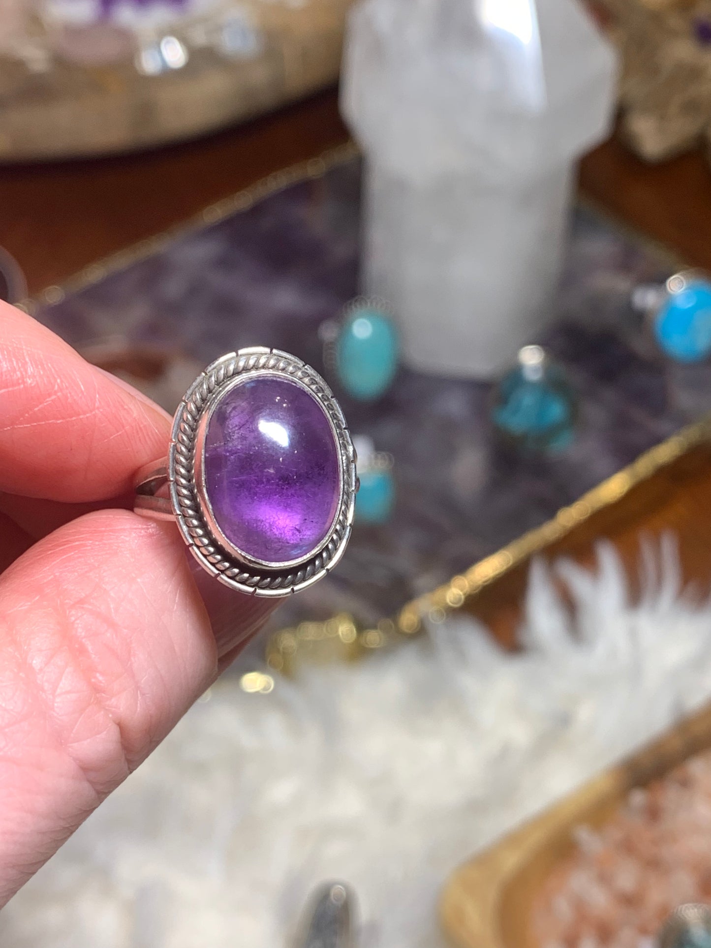 Amethyst Ring size 7.5