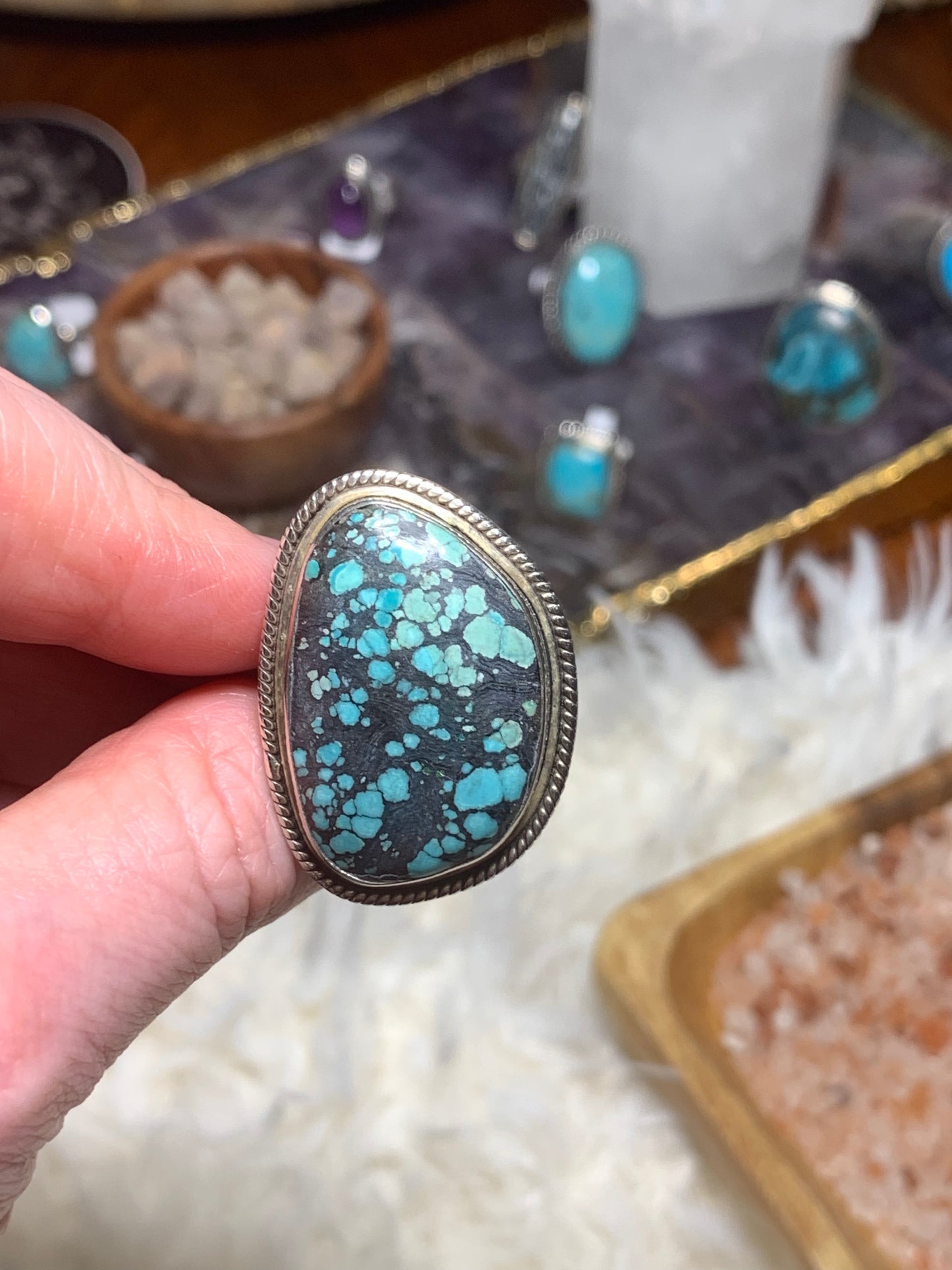 Turquoise Ring Size 9