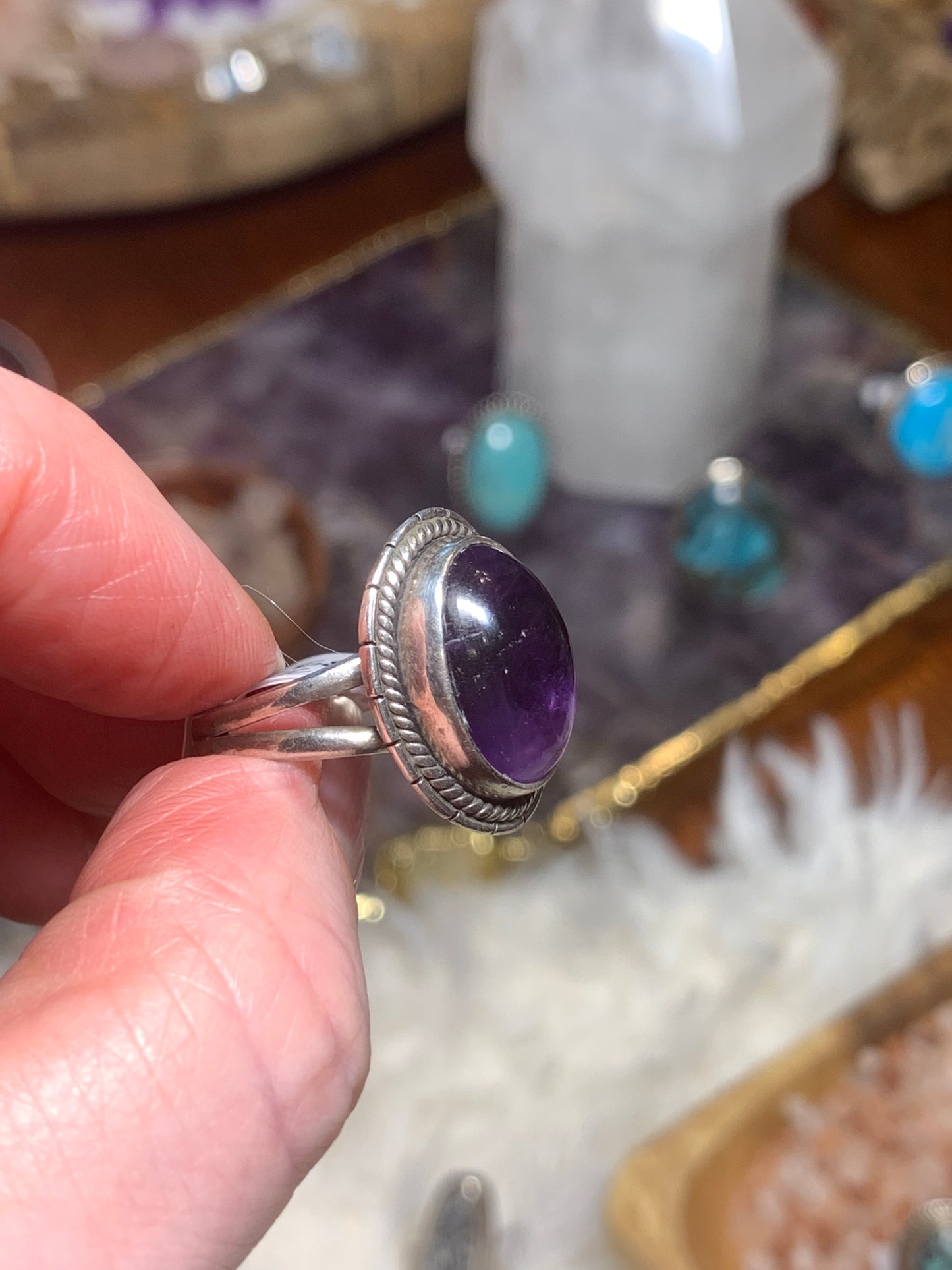 Amethyst Ring size 7.5