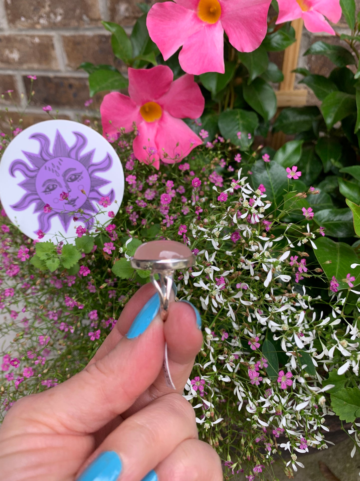 Rose Quartz Ring size 7