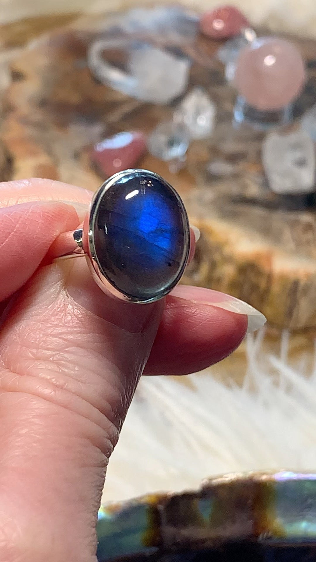 Labradorite Ring size 4.5
