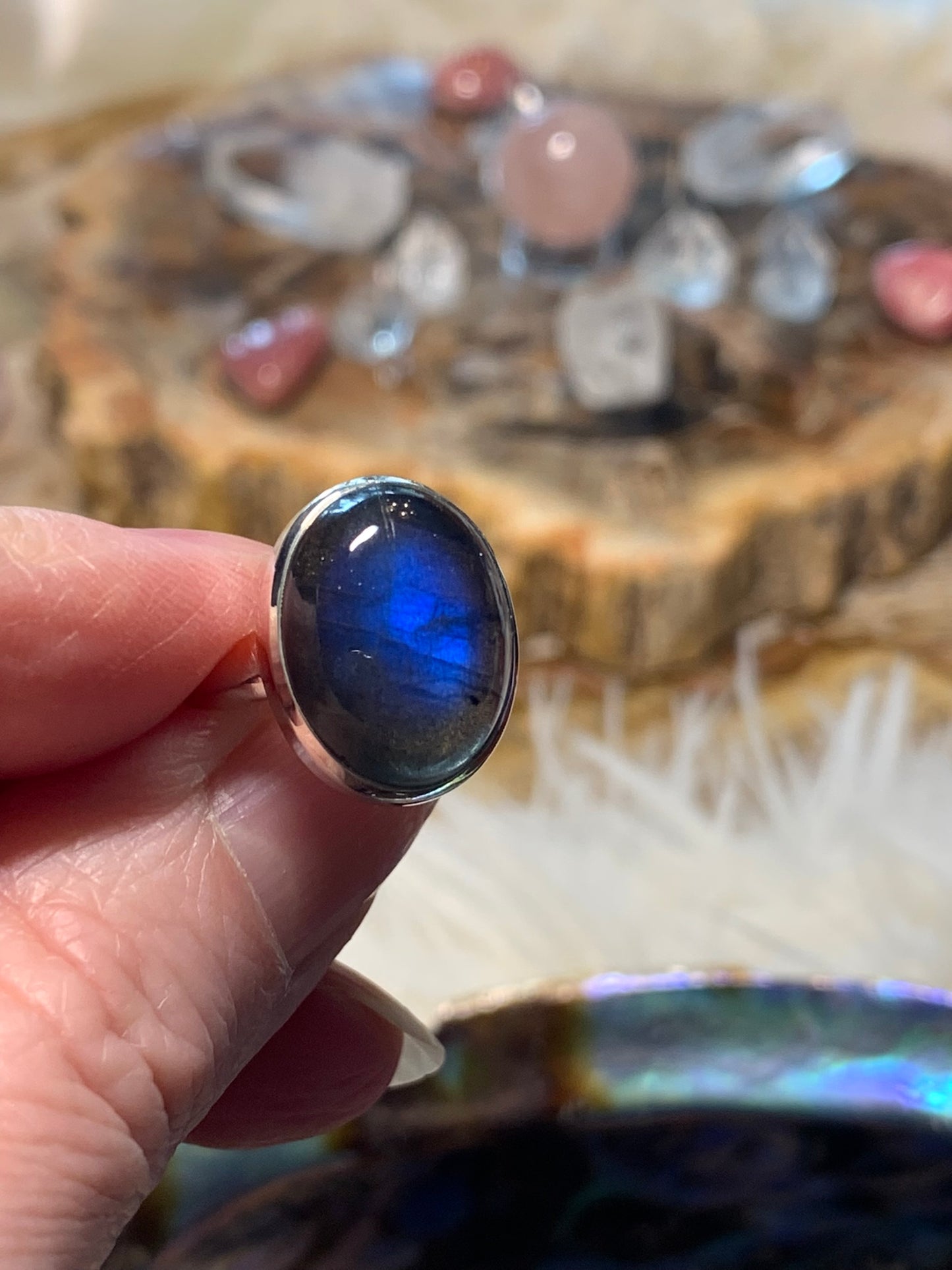 Labradorite Ring size 4.5