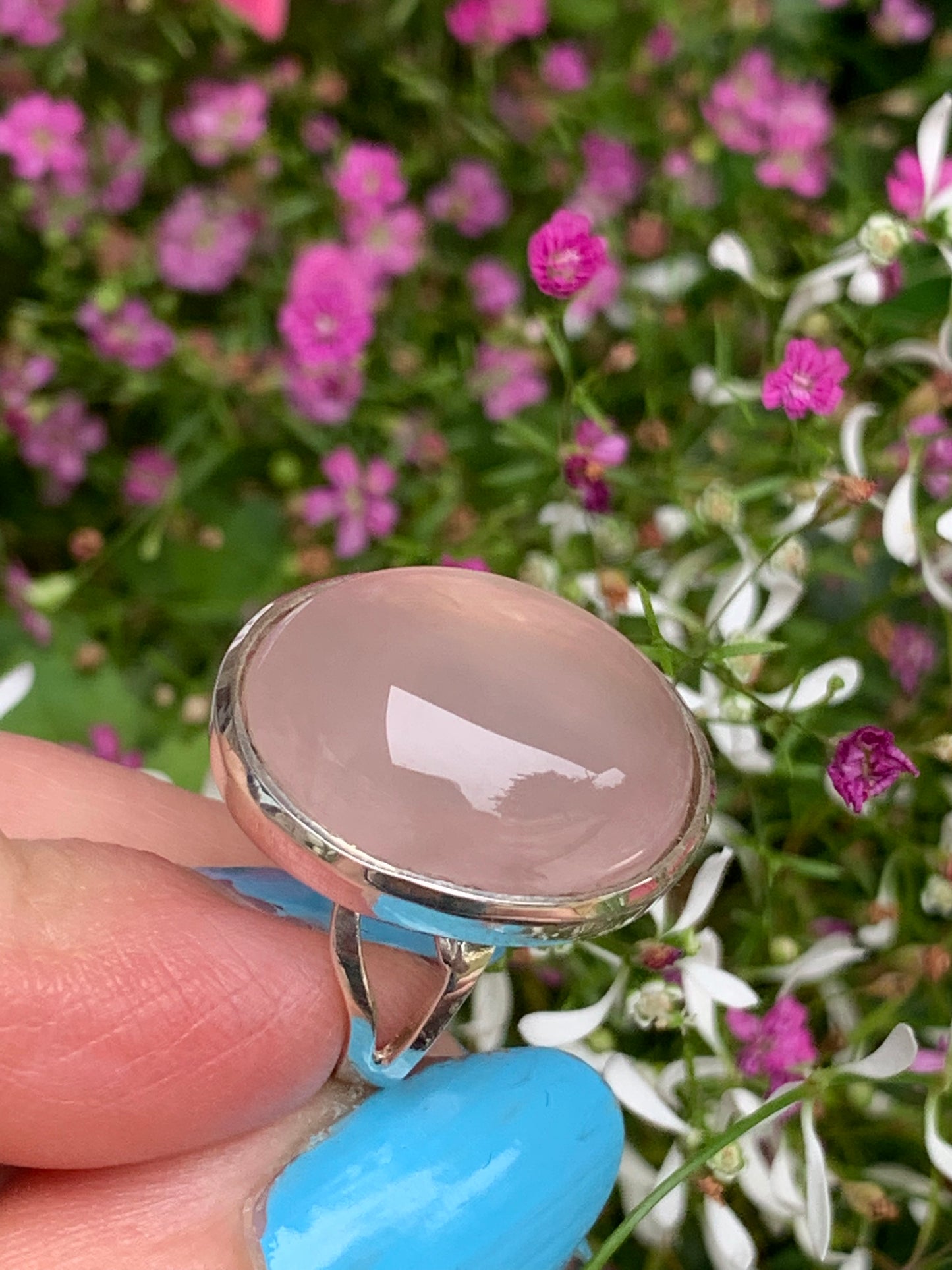 Rose Quartz Ring size 7