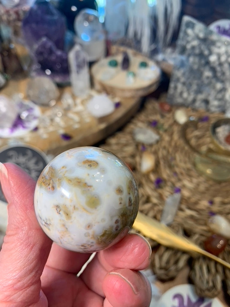 Ocean Jasper Sphere - 8th Vein