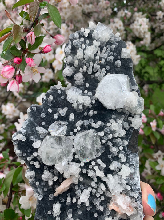 Apophyllite with Chalcedony