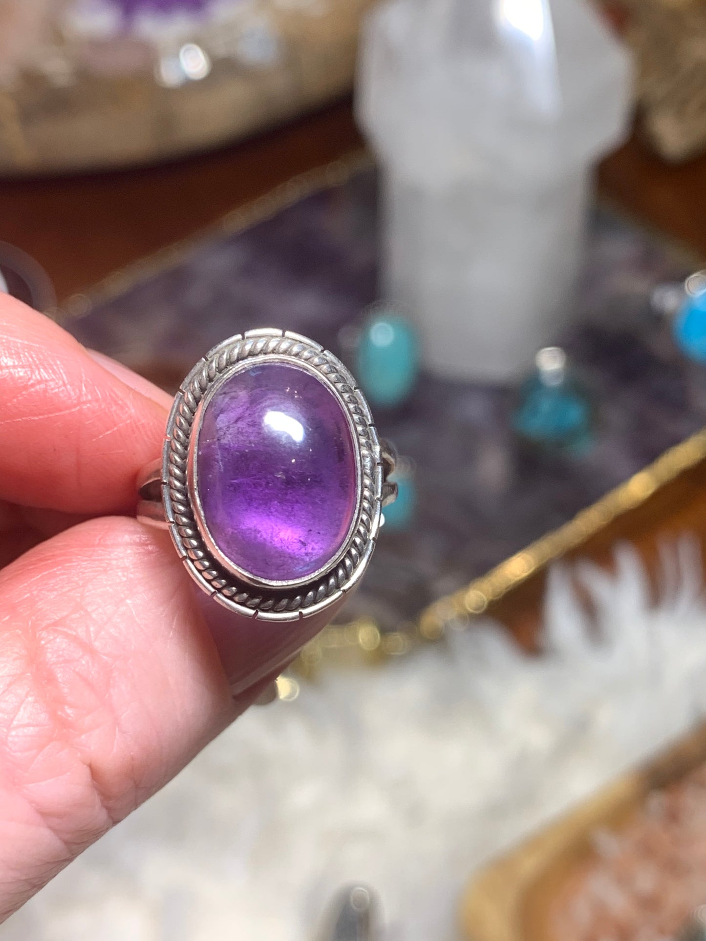 Amethyst Ring size 7.5