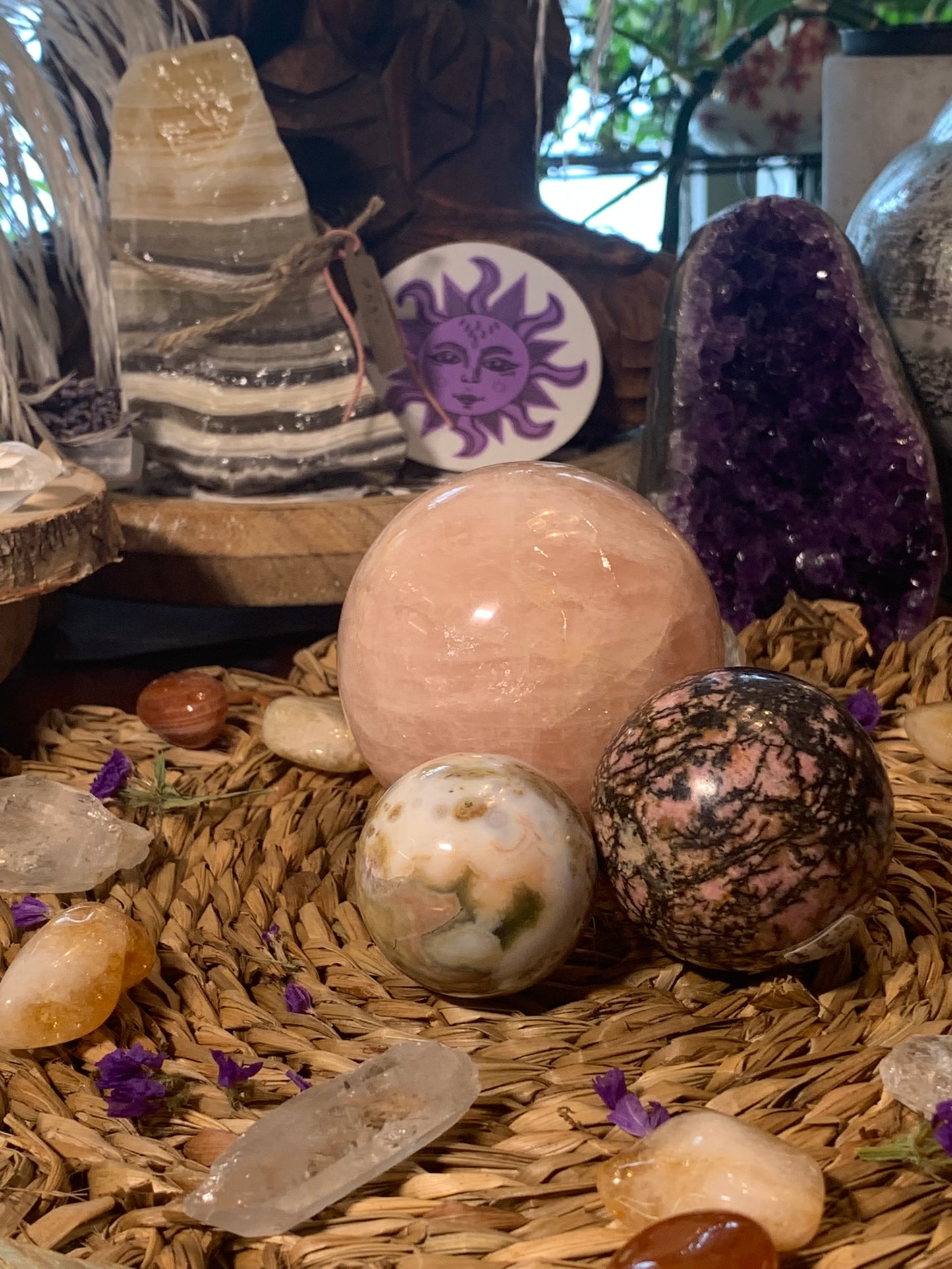 Ocean Jasper Sphere - 8th Vein
