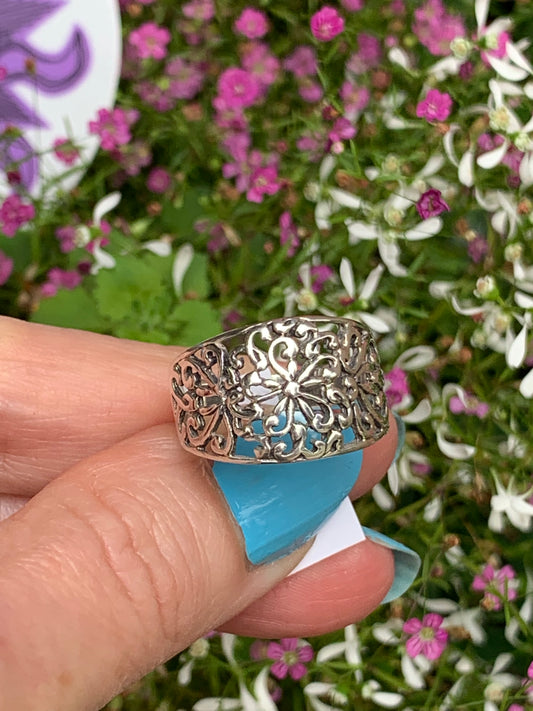 Olivia Sterling Silver Ring size 8.5