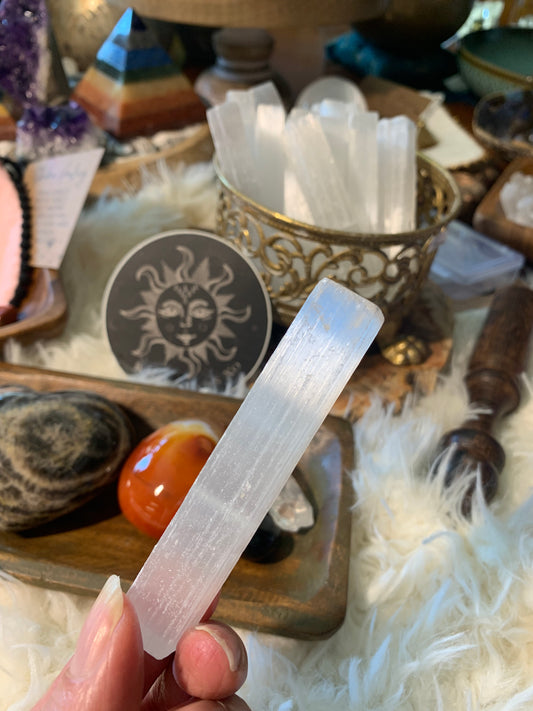 Selenite Wand